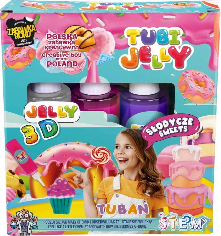 Tubi Jelly. 3D Sweets - tantis.pl