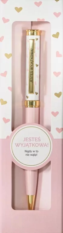 Długopis z grawerem na prezent Jesteś Wyjątkowa - tantis.pl