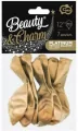 Balony Beauty&Charm platynowe złote 30cm 7szt - tantis.pl
