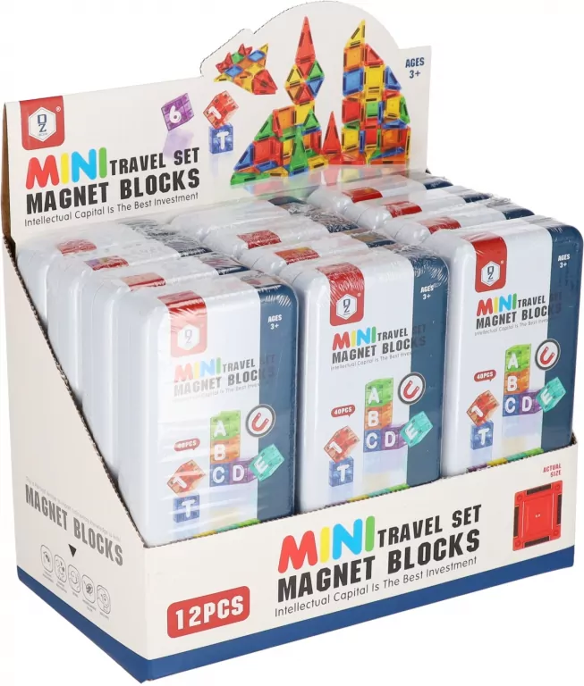 Klocki magnetyczne alfabet/cyferki - tantis.pl