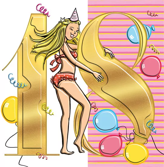 Karnet KW Urodziny Osiemnastka - Superwomen - tantis.pl