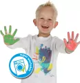 Eko farby do malowania palcami. 4 kolory - tantis.pl