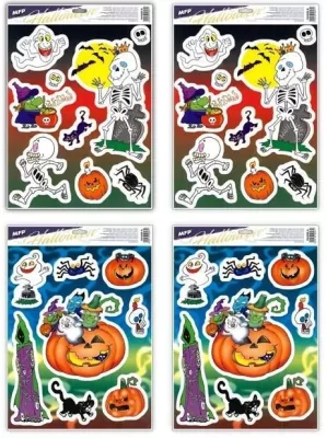 Naklejka Halloween 30x42cm MIX