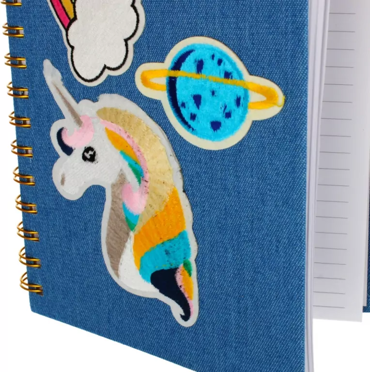Notes na spirali A5 Jeans Unicorn - tantis.pl