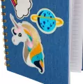 Notes na spirali A5 Jeans Unicorn - tantis.pl