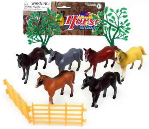 Konie 10cm. 10 sztuk - tantis.pl
