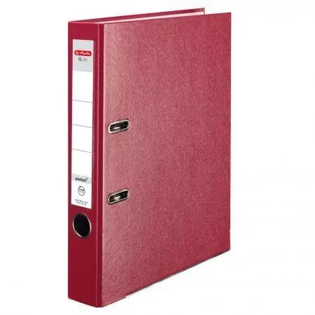Segregator A4 5cm PP czerwony Q file. - tantis.pl