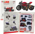 Motocykl do skręcania metalowy 1:14 - tantis.pl