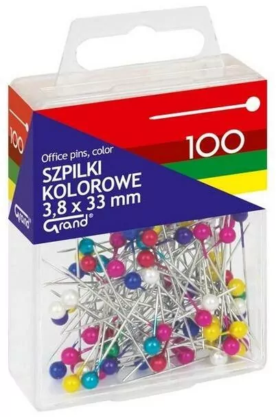 Szpilki kolorowe 3,8x33mm - tantis.pl