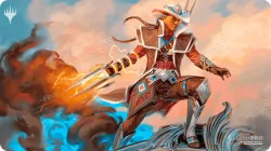 Ultra Pro: Magic the Gathering - Outlaws of Thunder Junction - Playmat - Annie Flash