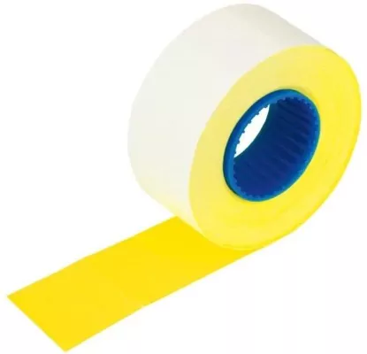 Etykiety do cen. Żółte proste