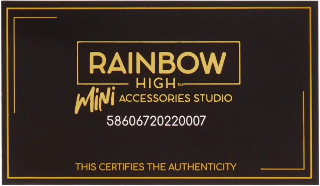Rainbow High Accessories Studio Series 1 H (27szt) - tantis.pl