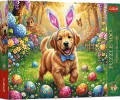 Puzzle 500 Premium Plus Wielkanocny piesek TREFL - tantis.pl