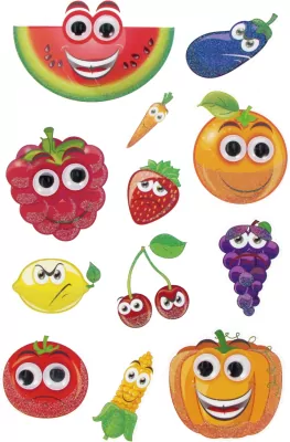 Naklejki Sticker BOO Owoce