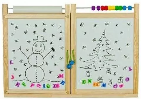 Tablica wisząca dwustronna naturalna