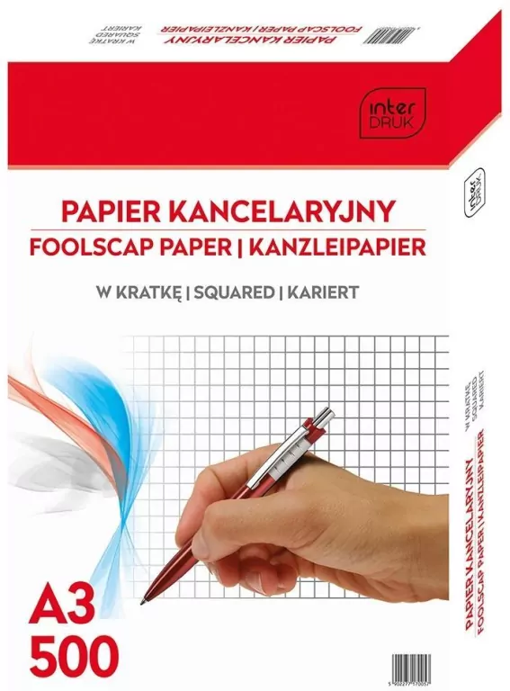Papier kancelaryjny A3/500K kratka - tantis.pl