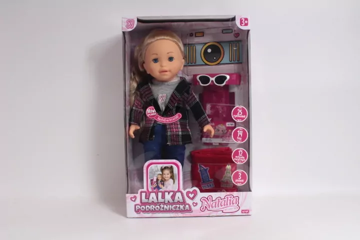 Lalka Natalia podróżniczka 41cm - tantis.pl