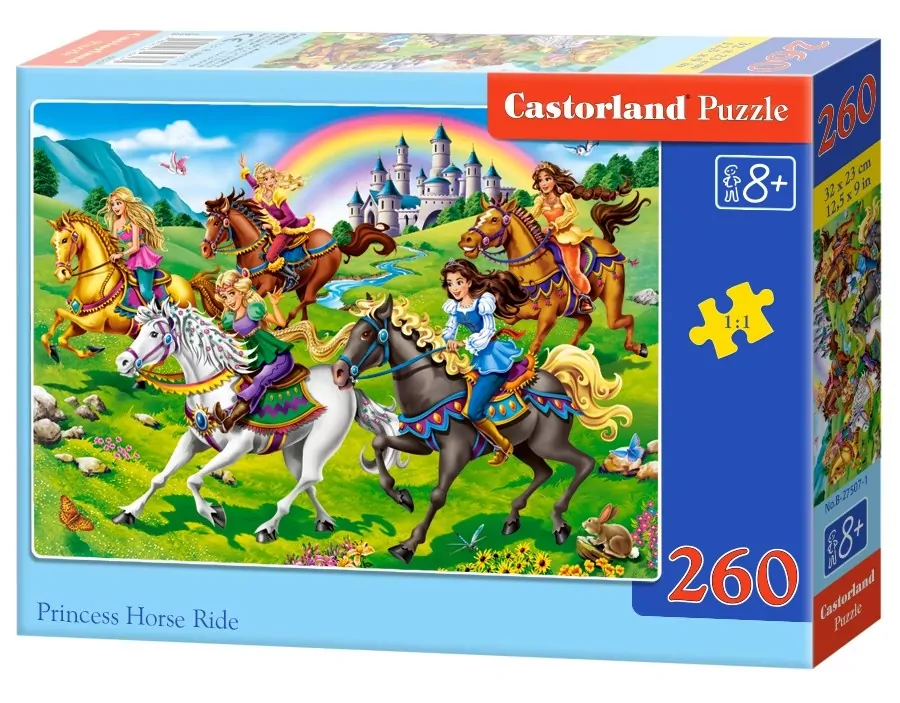 Castorland. Puzzle 260. Princess Horse Ride - tantis.pl