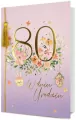 Karnet B6 Urodziny 80 - tantis.pl
