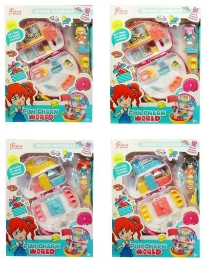 Domek dla mini laleczki w torebeczce MIX - tantis.pl