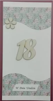 Karnet okolicznościowy z kopertą