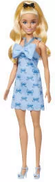 Barbie Fashionistas. Lalka w sukience niebieska - tantis.pl
