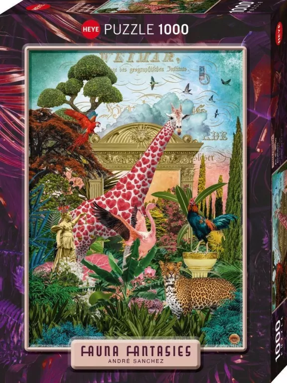 Puzzle 1000 Fantastyczna Fauna- Giraffolove - tantis.pl