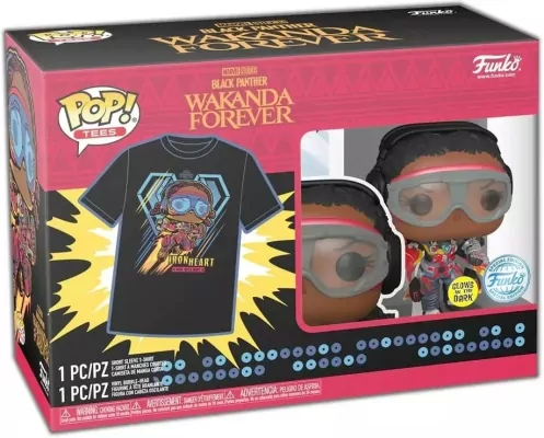 T-shirt i figurka Black Panther Ironheart Funko Pop