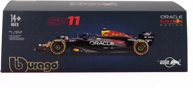 Formula With Helmet&Plastic Stand Oracle Red Bull - tantis.pl