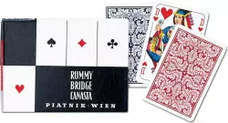 Karty standard "Wiedeńskie nieco większe" PIATNIK