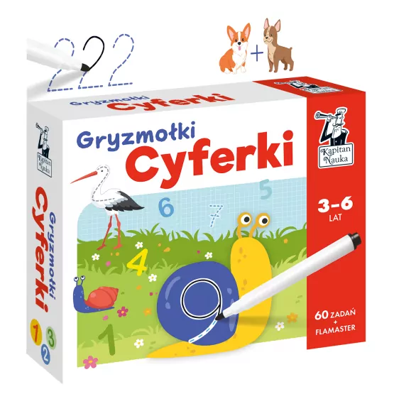 Cyferki. Gryzmołki. Kapitan Nauka - tantis.pl