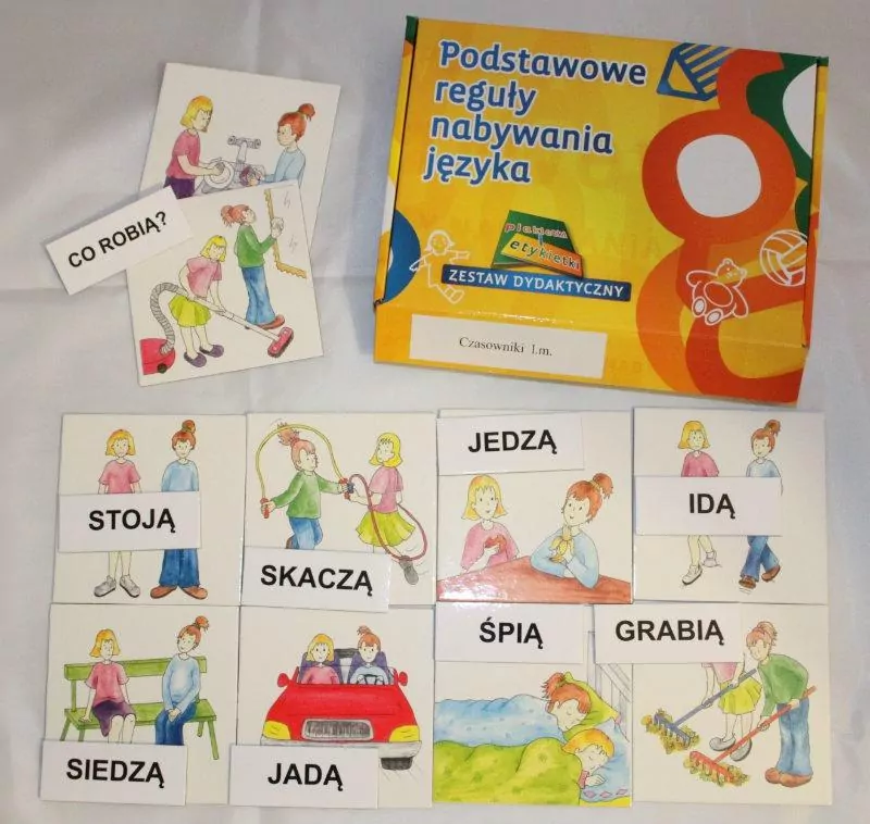 Zestaw dydaktyczny. Czasowniki liczba mnoga - tantis.pl