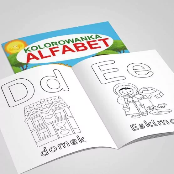 Alfabet. Kolorowanka - tantis.pl