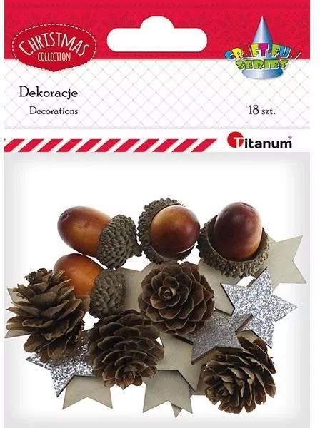 Dekoracje jesienna 18szt - tantis.pl