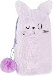 Piórnik pluszowy Kot