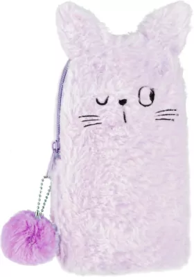 Piórnik pluszowy Kot