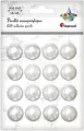 Perełki samoprzylepne 20mm perłowe, 16 sztuk - tantis.pl