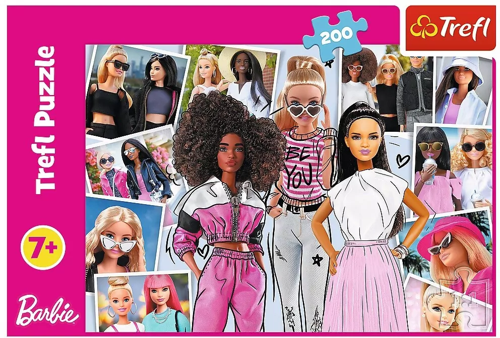 Puzzle 200. W świecie Barbie - tantis.pl