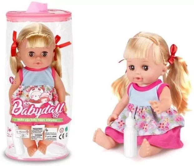 Lalka 35cm z butelką - tantis.pl