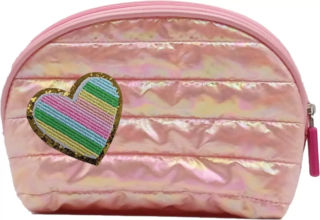 Kosmetyczka puffy różowa STnux - tantis.pl