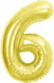 Balon foliowy B&C 6 Light gold 85cm - tantis.pl