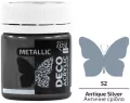 Farba akrylowa metaliczna antique silver 52 20ml - tantis.pl