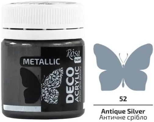 Farba akrylowa metaliczna antique silver 52 20ml