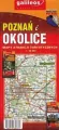 Mapa atrakcji tur. - Poznań i okolice pół.1:50 000 - tantis.pl