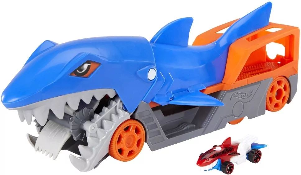 Mattel. Hot Wheels CITY Rekin transporter GVG36 - tantis.pl