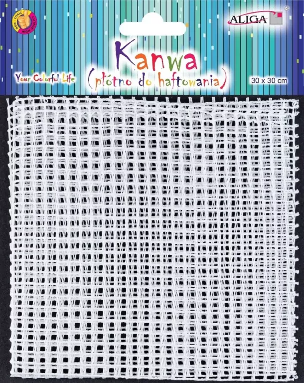Kanwa płótno do haftowania 30x30cm oczka 5x5mm - tantis.pl