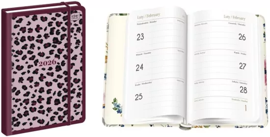 Kalendarz 2026 książkowy A6/192K Mat+UV Pattern