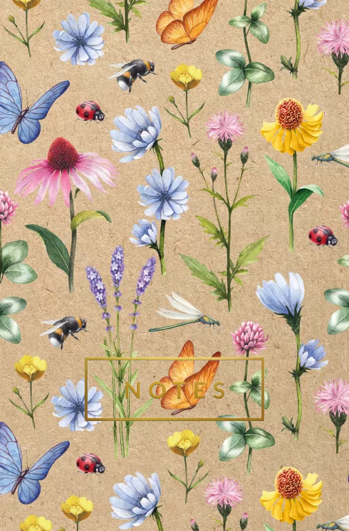 Notes Kwiaty polne - tantis.pl