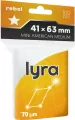 Koszulki na karty Rebel (41x63 mm) Lyra Medium, 100 sztuk - tantis.pl