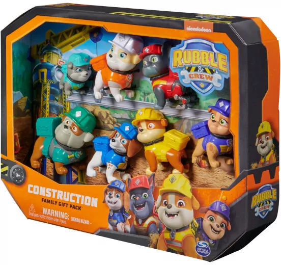 Figurki Psi Patrol Rubble i jego Ekipa 7-pak - tantis.pl